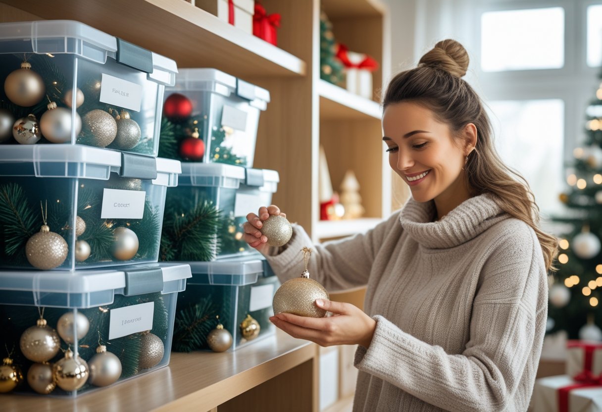 Opbevaring af julepynt Saadan holder du styr paa dine skatte med plastkasser med laag